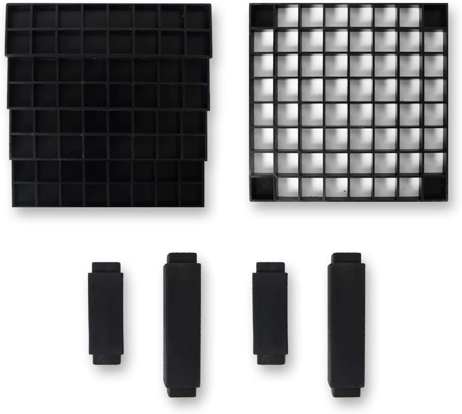 60 Hole Multi-Level plastic Pencil & Brush Marker Organizer Holder Marker Organizer for Pens, Pencils, Brushes, Markers
