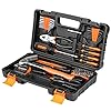 ENGiNDOT Home Tool Kit, 57-Piece Basic Tool kit with Storage Case for Household Repair, Home Improvement and DIY Project