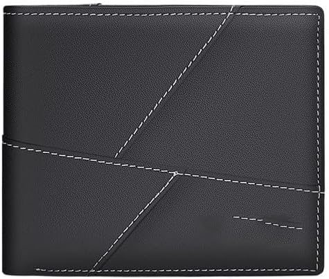VIDI Men's Leather Short Wallet With Multiple Card Slots And Versatile
