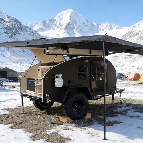 Modern Minimalist Teardrop Trailer