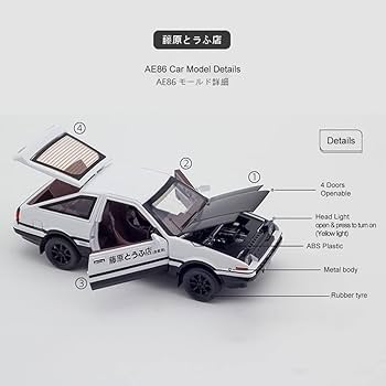 Amazon.com: Leauktcnly 1/32 LED Takumi Background Acrylic Car