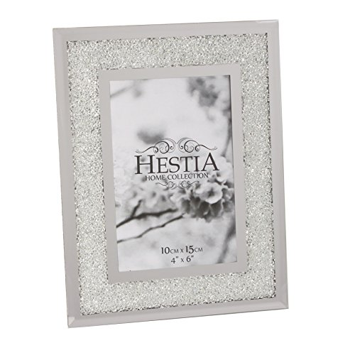 Widdop Silver Crystal Edge Photo Frame 4 x 6 Hestia
