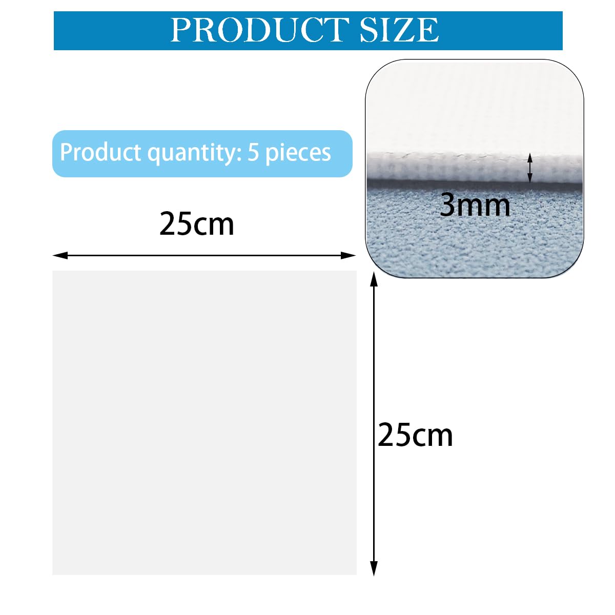 Amazon.co.jp: キャンバス 25 x 25cm, CESFONJER 5個 キャンバスボード
