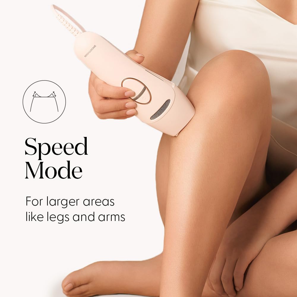 SMOOTHSKIN SmoothSkin Pure Switch IPL urządzenie do depilacji laserowej dla kobiet i mężczyzn, trwałe usuwanie włosów w domu z technologią chłodzenia Sapphire Pro Ice, 3 w 1 depilator do oczyszczania