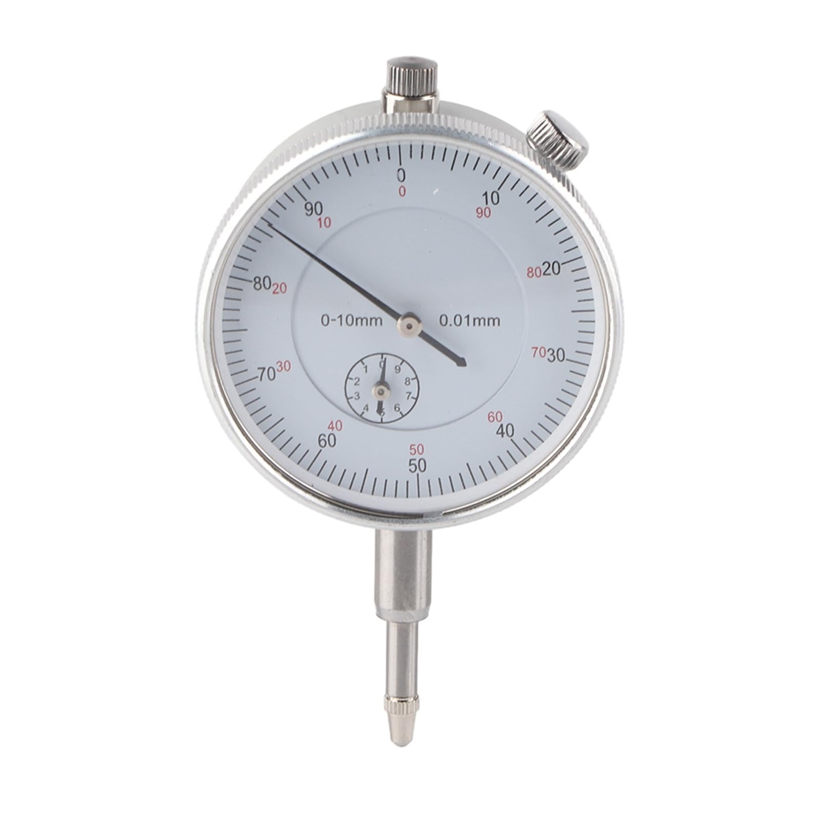 Comparatore a Quadrante con Base Magnetica da 0 a 10 Mm Precisione 0,01 Mm Strumento di Misurazione del Quadrante da 54 per l'elaborazione di Layout e Ispezioni Utenti