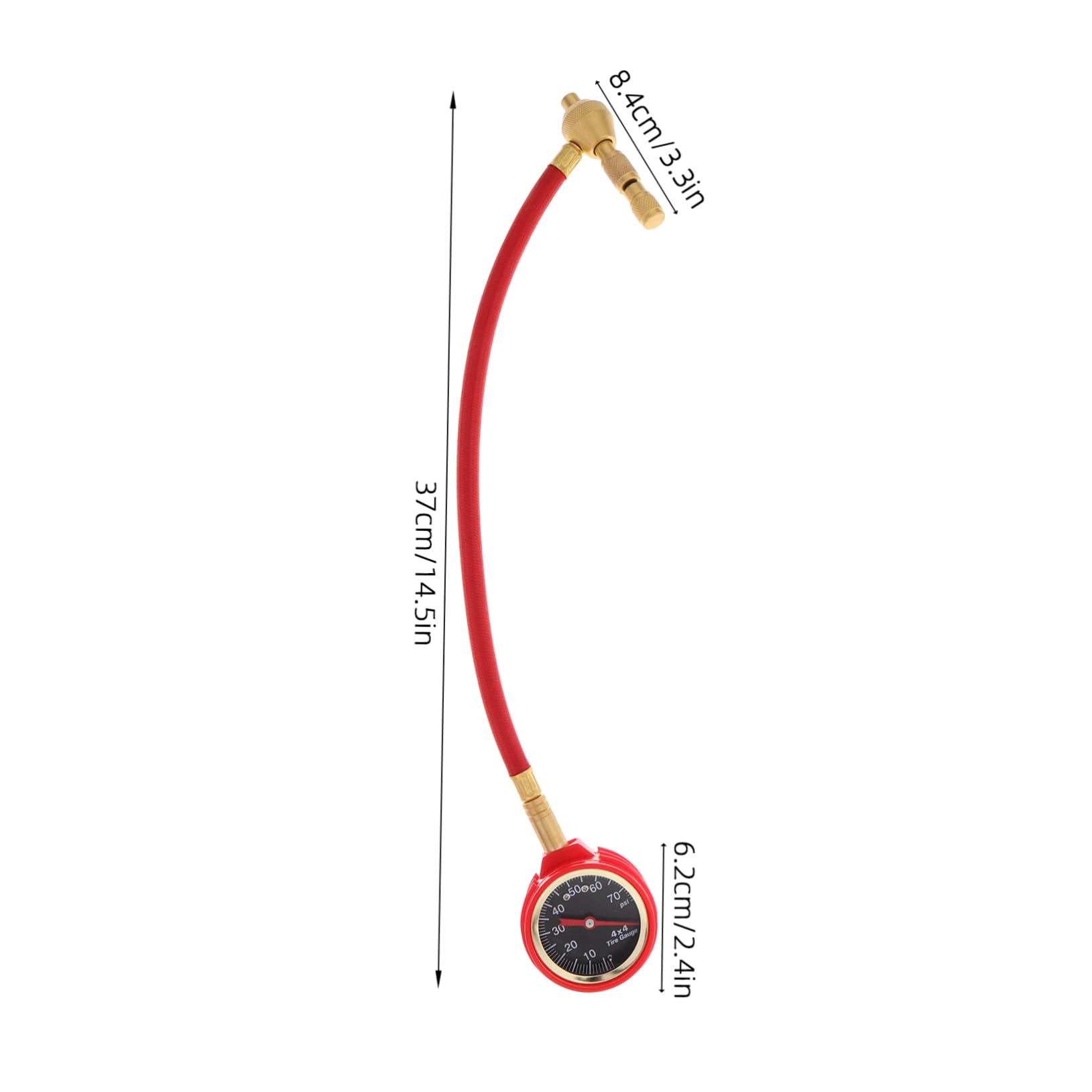Amosfun 1 Set Pneus Infator Gauge Modification De Modification Cadran Précision Lire Prend Pressure Pressure Pour Comprise Pression Pression Pression Accessoires De Voiture