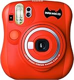 camara instantanea fujifilm instax mini 8 caracteristicas Cámara instantánea Fujifilm Instax Mini 25 Halloween cámara a Desarrollo instantáneo, tamaño 62 x 46 mm, Naranja