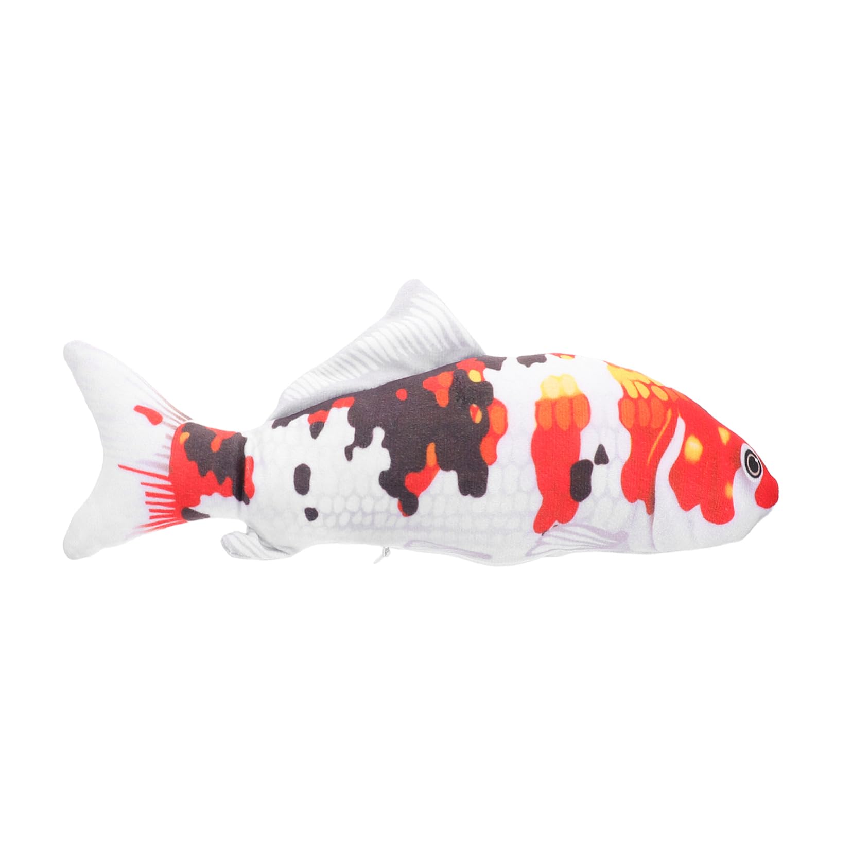 INOOMP Koi Fish Plush Pillow Soft Stuffed Animal Toy 11.42In Realistic Fish Cushion Educational Gift for Kids Boys Girls