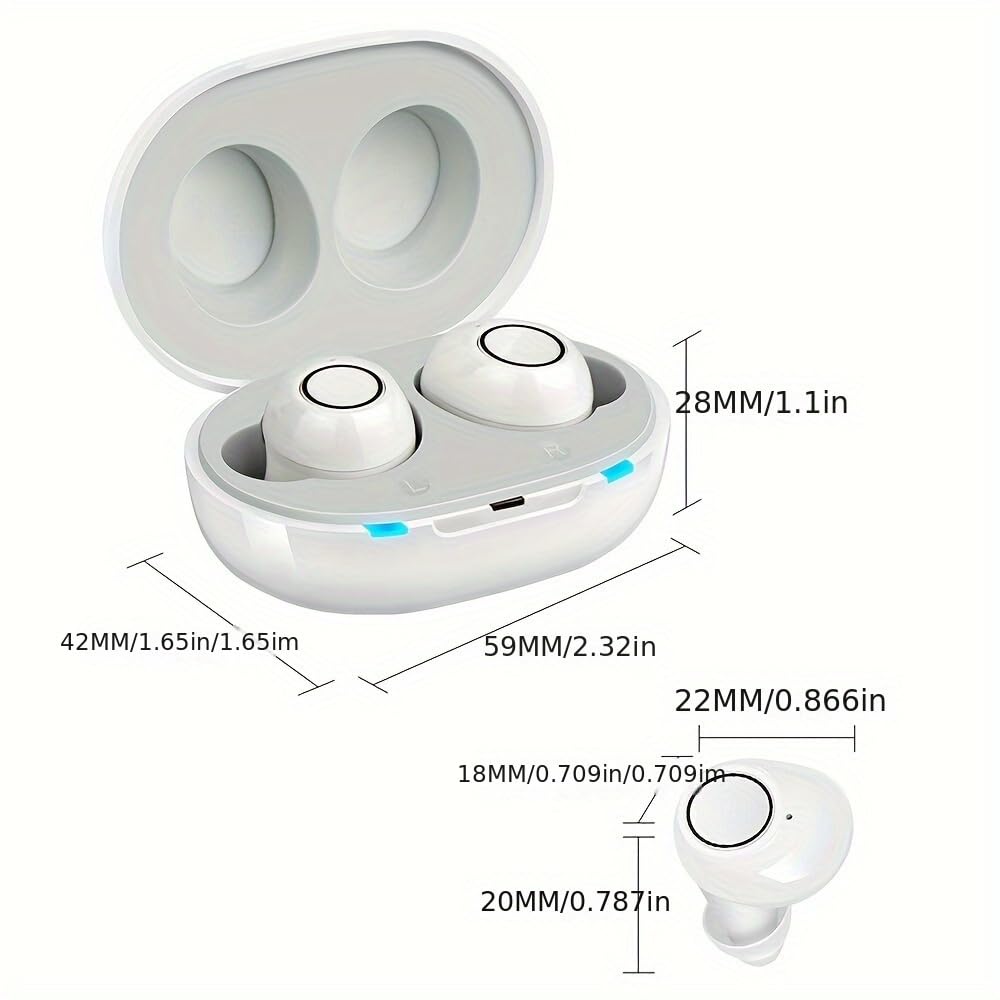 JINGHAO - Amplificadores de sonido recargables (2 unidades), color blanco