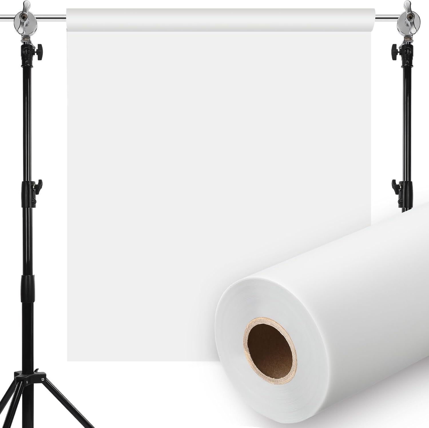 Nezyo Light Diffuser Film Sheet 47 x 984 Inches/ 1.2 x 25 M Diffusion Film Sheet Light Diffusion Roll White Diffuser Paper for Photography Video LED Flash Strobe