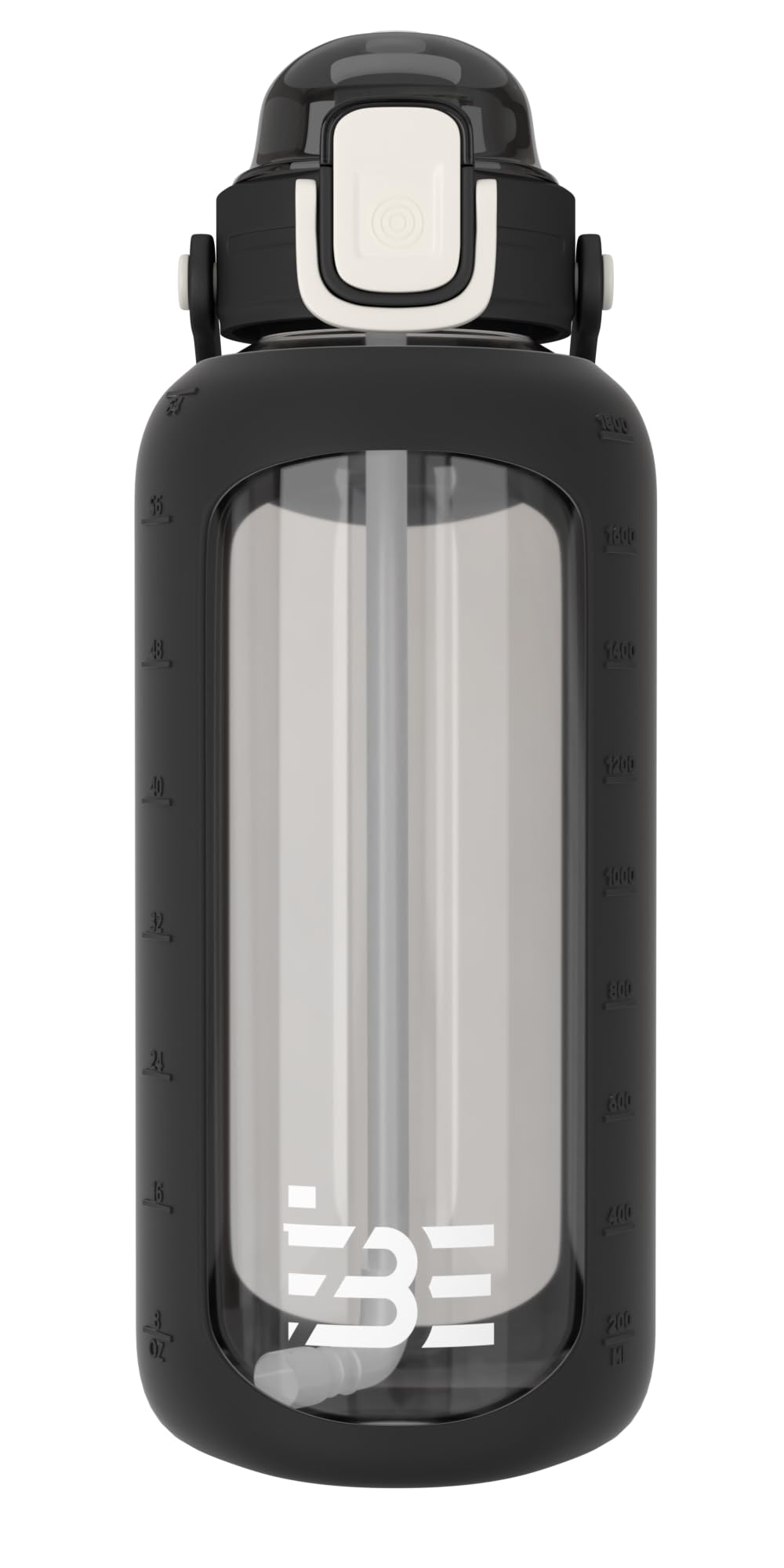 Borraccia In Vetro Borosilicato 770 Ml Con Coperchio Antigoccia E Manicotto In Silicone – Per Ufficio, Palestra E Viaggi – Senza BPA - 4