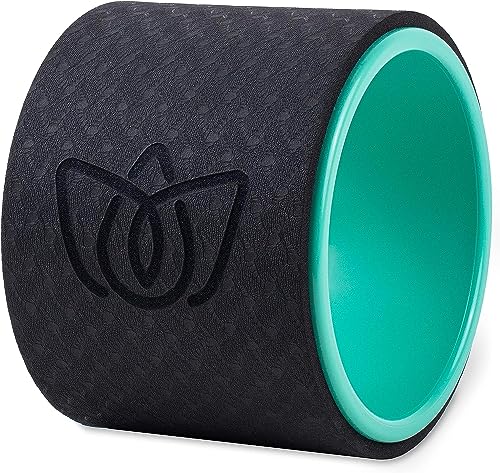 Florensi Yoga Wheel Set - Yoga Rückenrollen - Gepolstertes Yoga Rad Rückenschmerzlinderung Muskeltherapie Tiefengewebsmassage Myofasziale Entspannung - Für Flexibilität &...