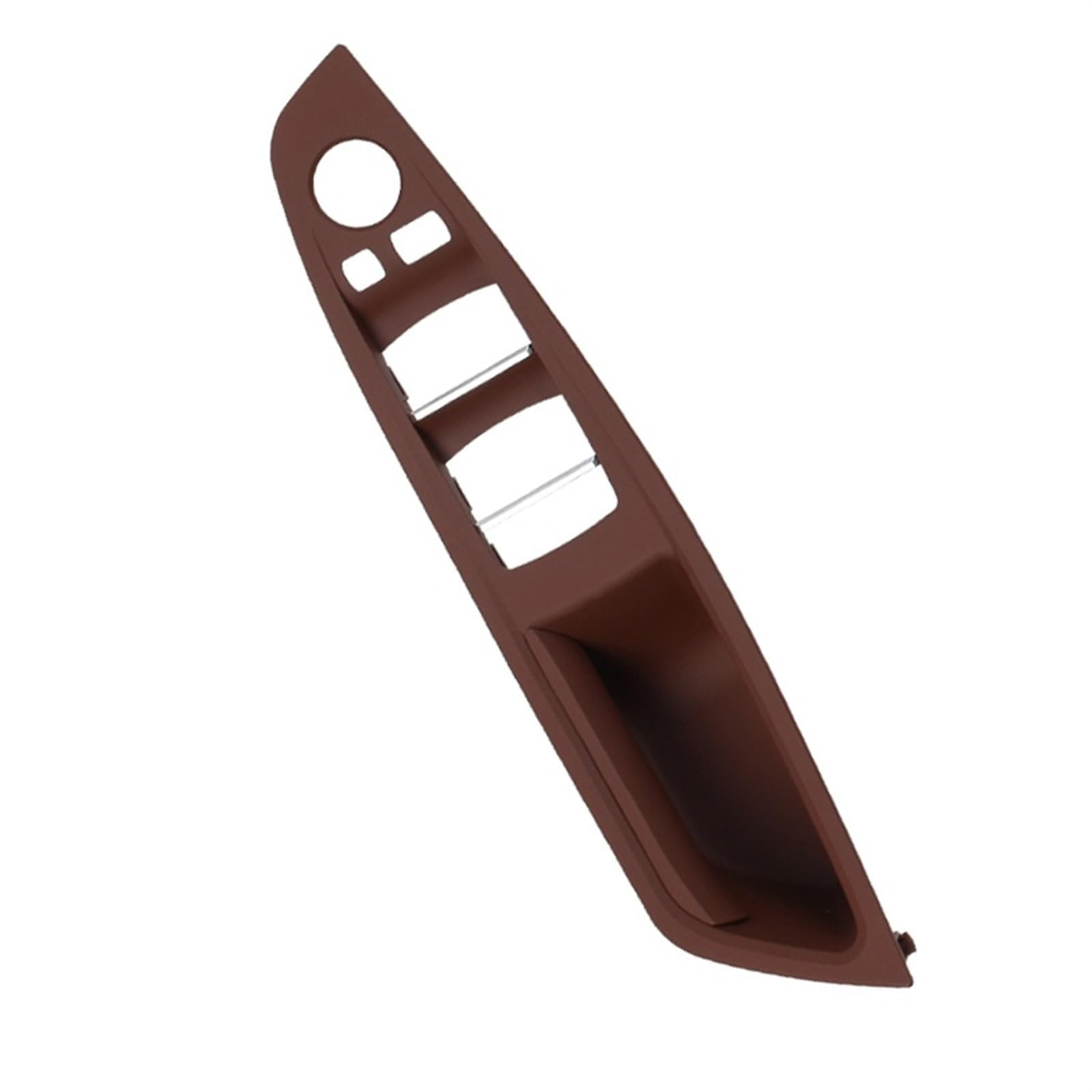 OEXRIGRU Car Interior Door Handles for BMW 5 Series F10 F11 F18 Cars RHD Interior Armrest Window Switch Panel Cover Pull Handle(Model A Redbrown)