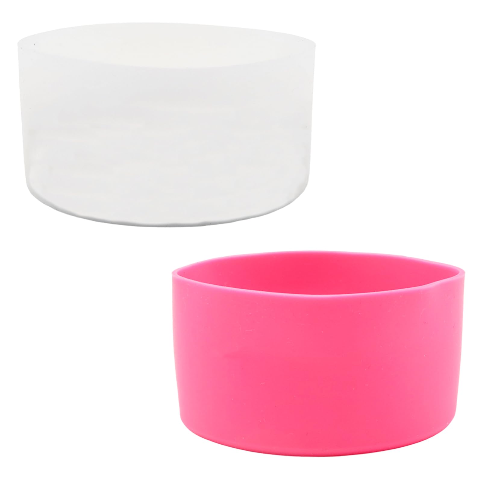 Photo 1 of ***STOCK IMAGE FOR REFERENCE***
Yinluluna 2PCS Silicone Bottom Accessories, Suitable for Stanley Cup 40 30 20 oz & IceFlow Flip 30 20 oz, Stanley Bottom Protector Sleeve Cover (Clear&Rose)