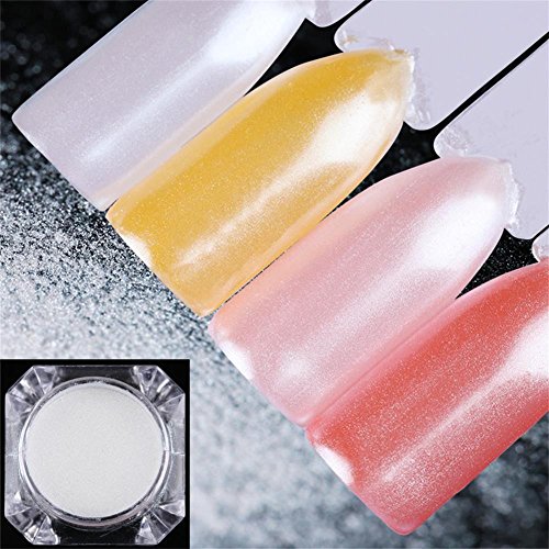 Nagelkunst-Pailletten Glitzerpuder für Damen, Nagelkunst, Glitzerpuder für Frauen, glänzende DIY-Pigment-Maniküre mit… – Bild 3