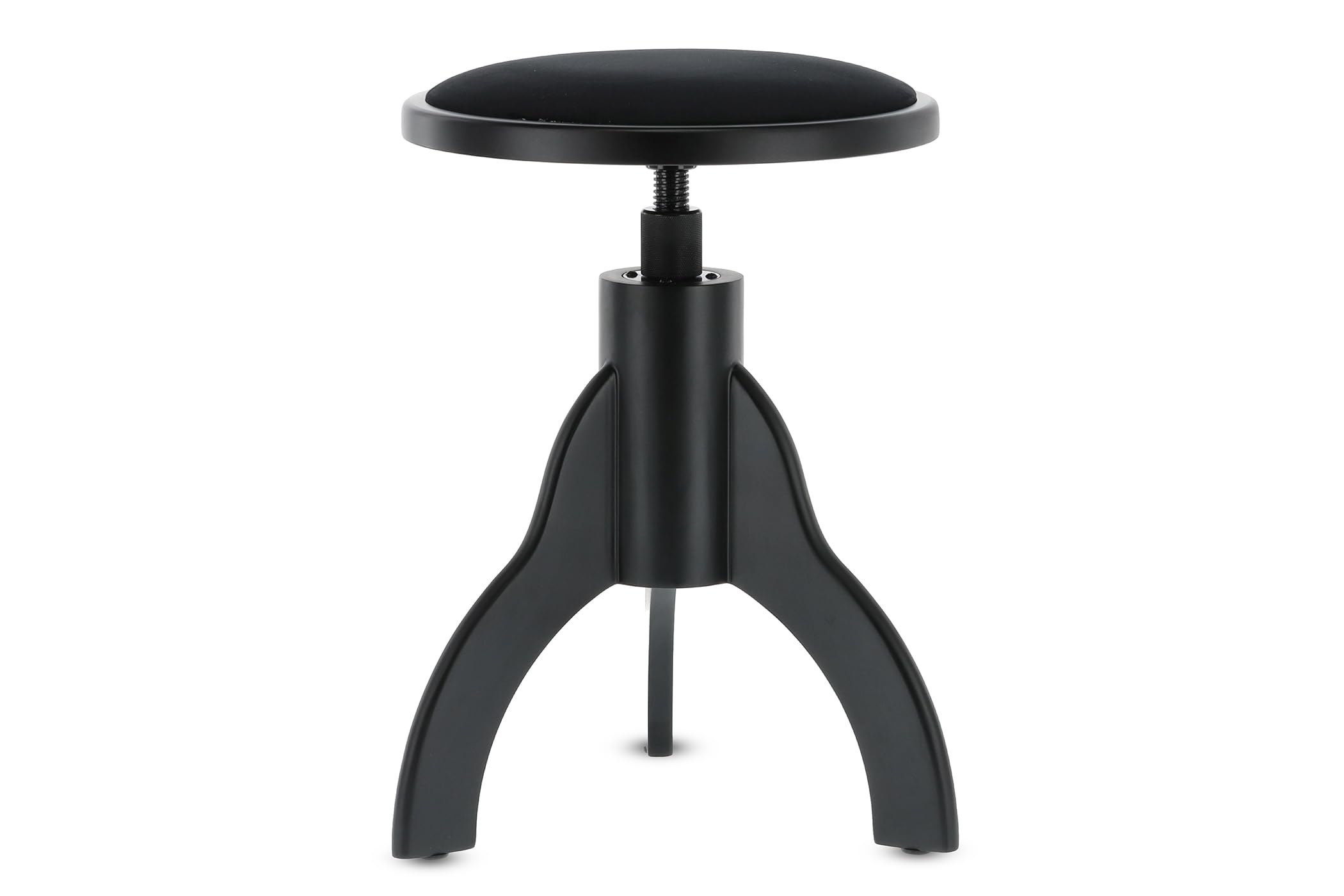 GEWA Silla de Piano, Negro Mate, Asiento Redondo 35 cm