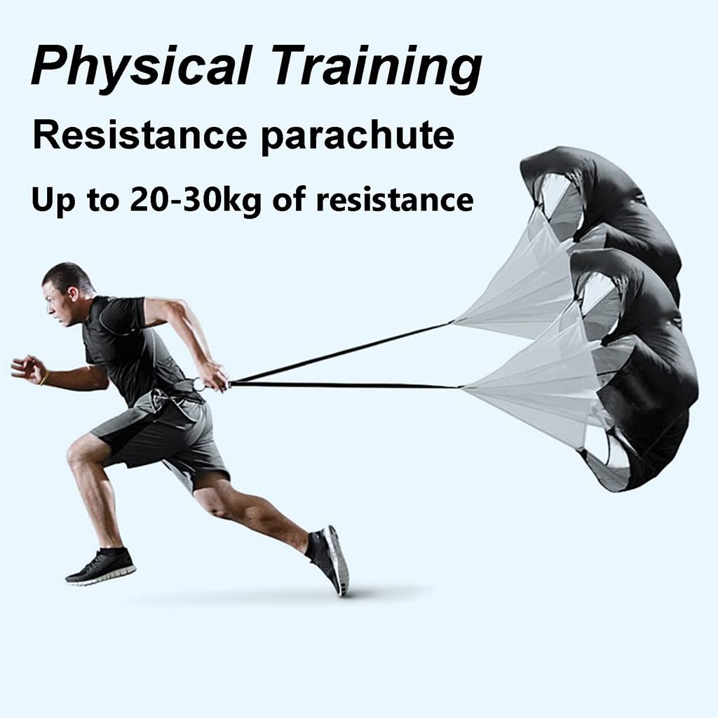 Paracadute da corsa resistenza 20-30 kg cintura regolabile allenamento forza