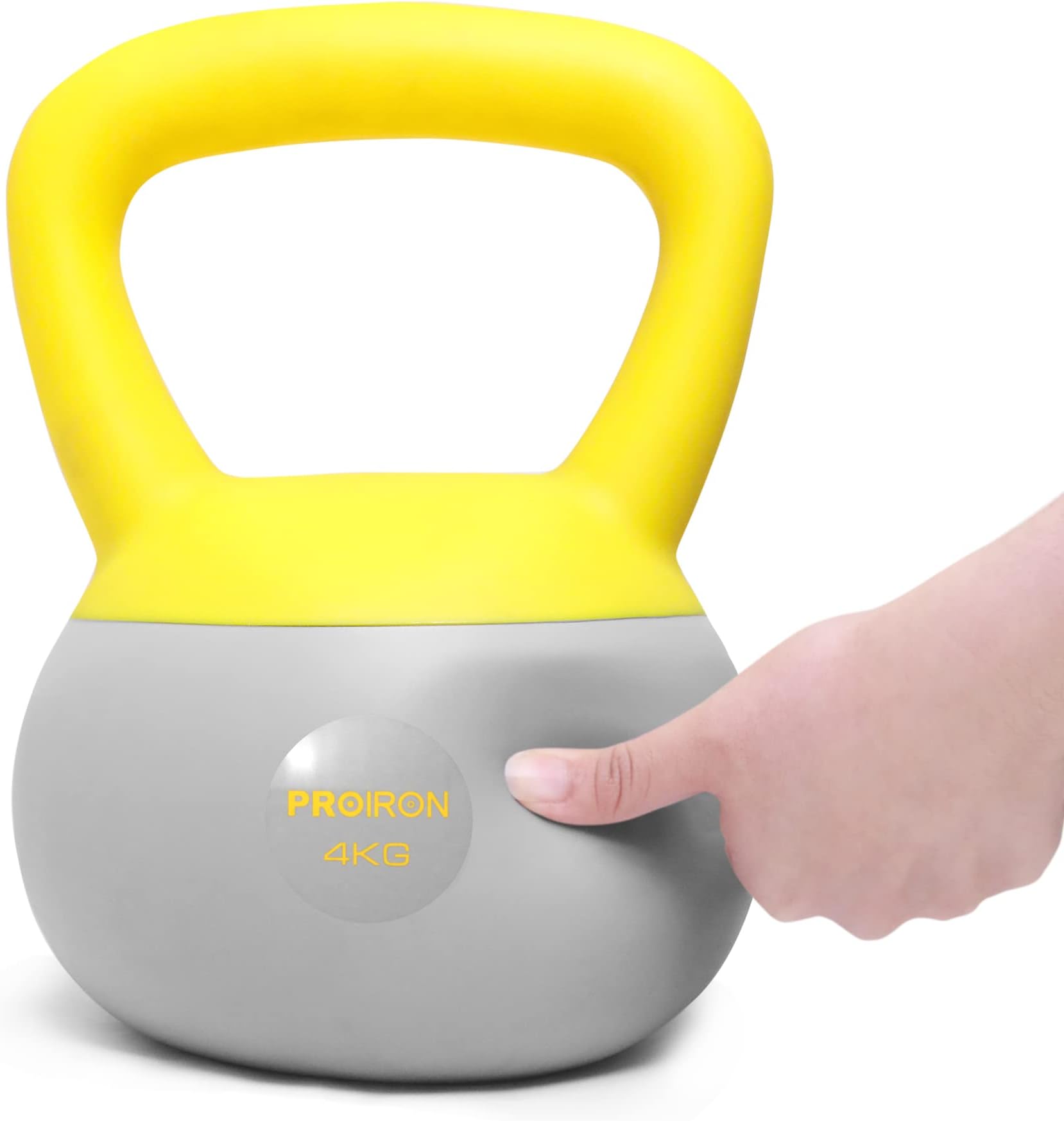 Soft Kettlebell 2kg, 4kg, 6kg, 8kg, 10kg, Kettle Bells with Iron Sand, Non-slip Handle, kettle weights for Fitness, Exercise, Workout, Home Gym, Strength Training, Bodybuilding Weight Lifting
