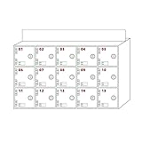 Utilizzo versatile: questo armadietto per cellulari in acrilico è ideale per uffici, sale conferenze, cinema, sale d'attesa, scuole e palestre. Consente di custodire i dispositivi in sicurezza, favorendo al contempo la produttività e la concentrazione negli spazi condivisi. Il suo design elegante si integra perfettamente in qualsiasi ambiente, offrendo una soluzione efficace per la gestione dell'utilizzo dei dispositivi mobili.