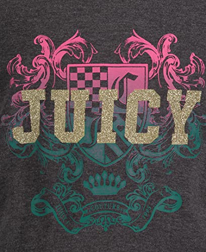 Juicy Couture Girls Short Sleeve Jersey Tee Dress with Elastic Cinched Waist, Fun Designs & Colors2