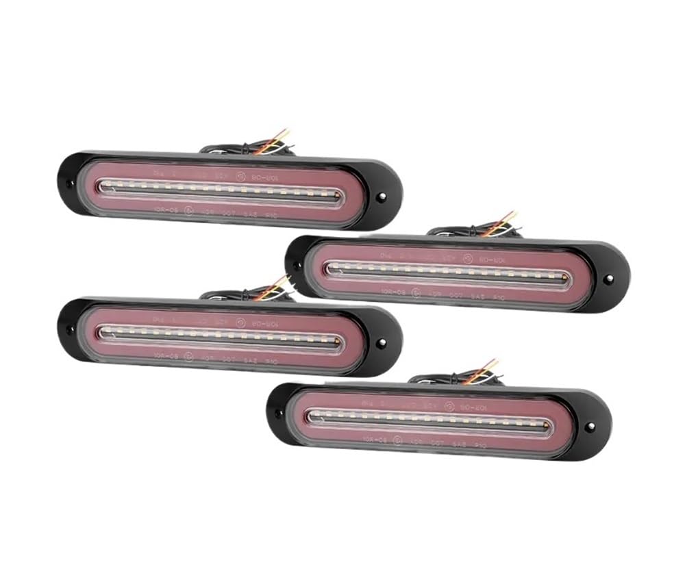 Fanale posteriore Luci Di Stop E Freno Posteriori A LED Per Moto, Luce A LED 12V 24V, Indicatori Di Direzione, Luce Targa Posteriore, Luce Diurna