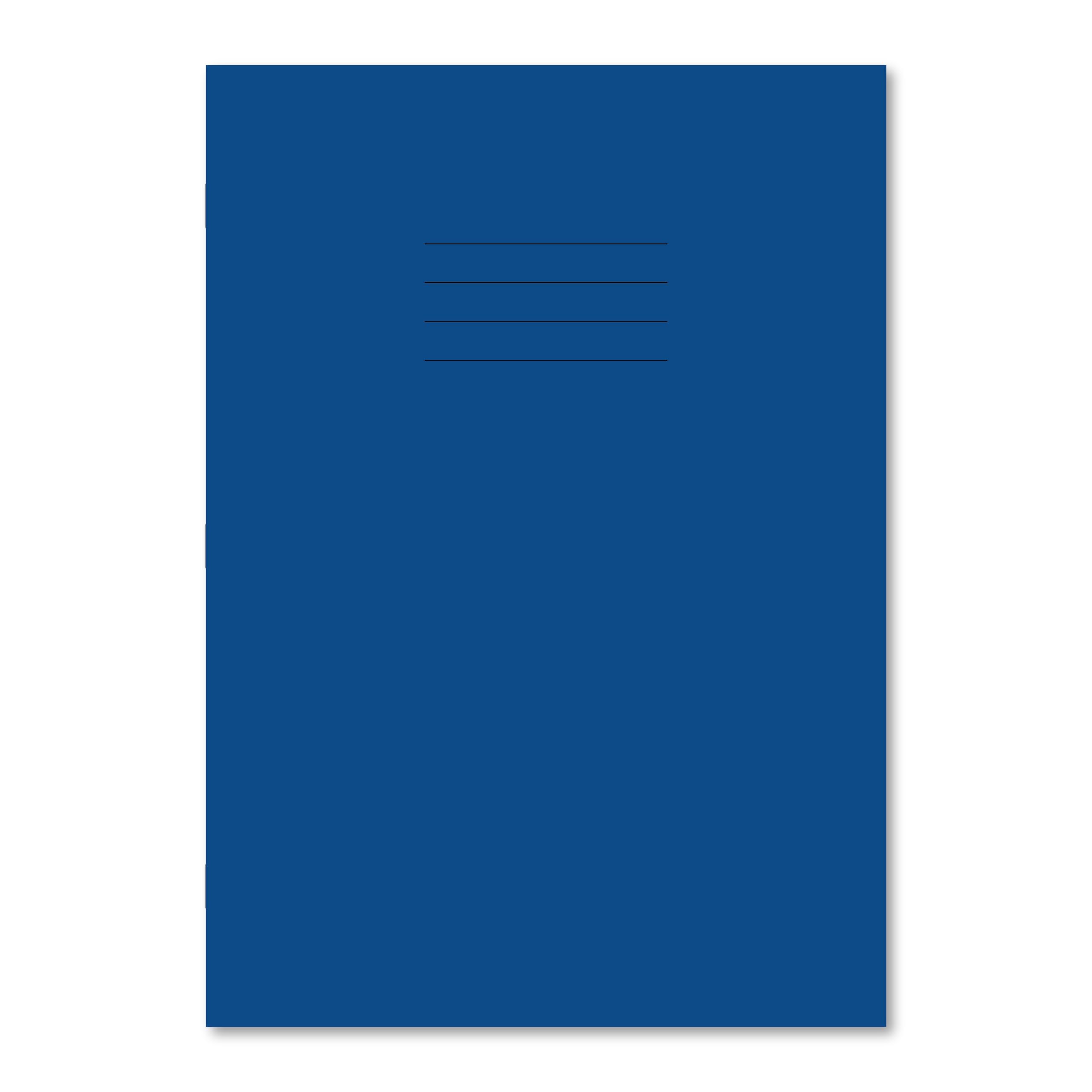 Hamelin A4 Exercise Book Stapled, Ruled with Margin, Header & Footer, 64 Page, Light Blue, 50 Pack