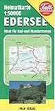  Edersee - Heimatkarte Ideal für Rad- Und Wandertouren 1:50000