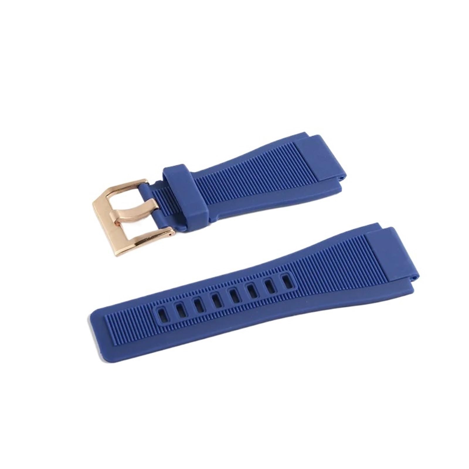 Bracelet en silicone de 24 mm pour montres Bell & Ross BR-01 BR-03 avec outil et boucle rose