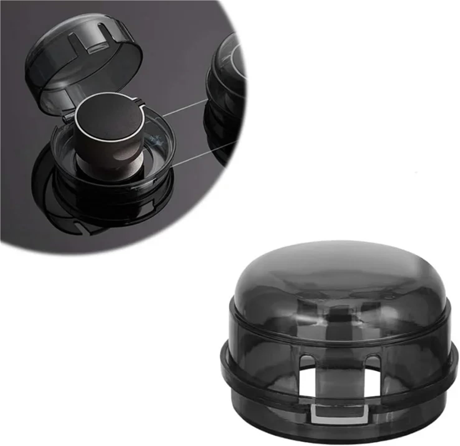 Stove Knob Safety Covers 30Pcs Stove Knob Covers Child Safety Plastic Kitchen Guards Universal Gas Oven Lock Protectors Home Cookware Security(Black)