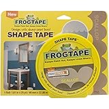 FROGTAPE 282548 Shape Tape Painting Tape, Yellow, Scallop Design, 1.81-Inch x 25-Yard Roll