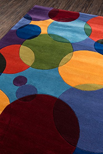 Tapete decorativo Momeni New Wave, 100% lana, 8' x 11' miniatura 3