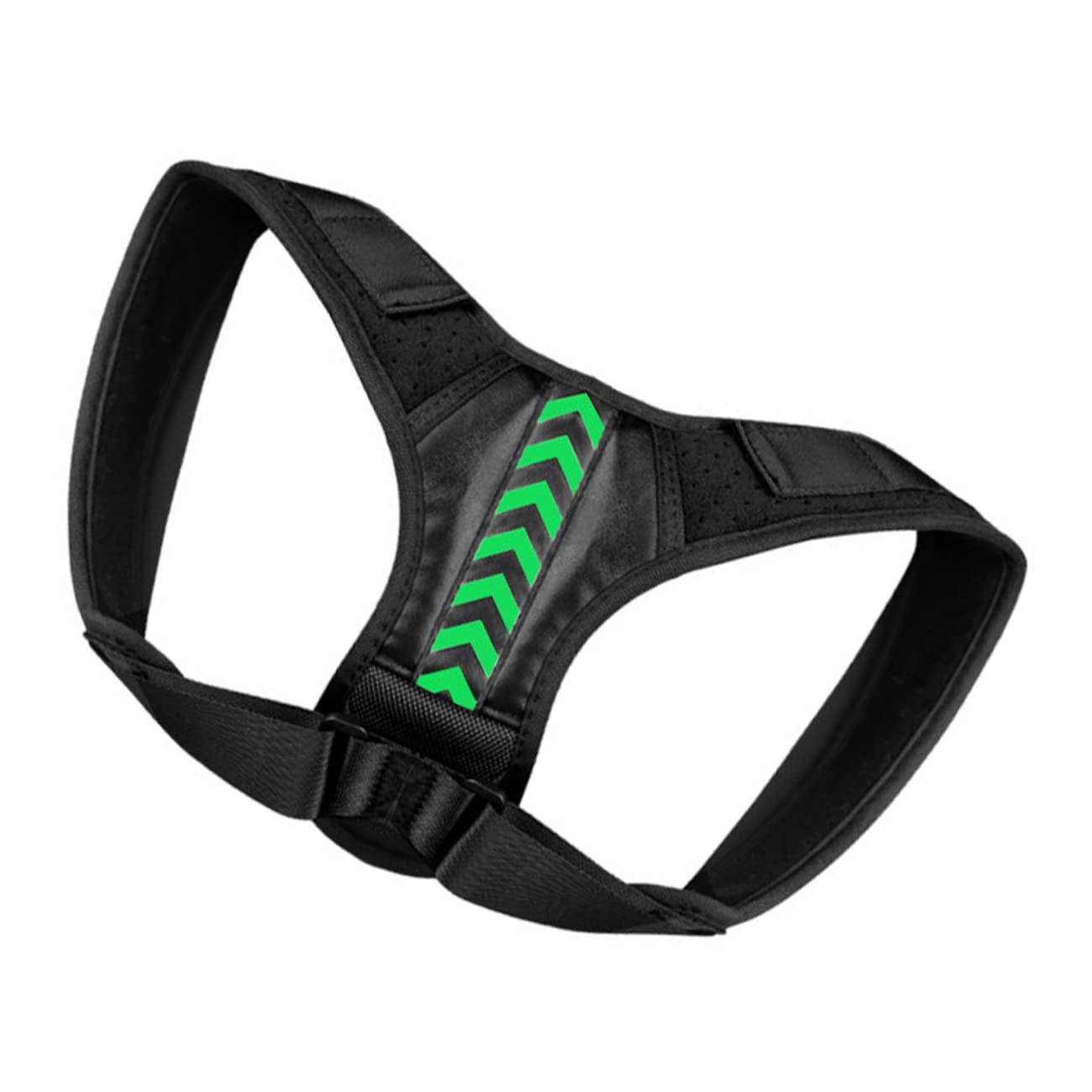 COLLBATH 1pc Posture Belt Humpback Vest Bra Posture Trainer Band Device Posture Belt Posture Brace Ribbon Black