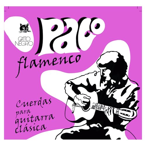 Gato Negro - Juego de cuerdas guitarra flamenca paco