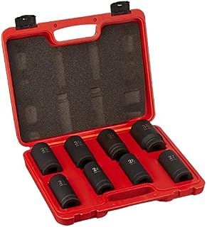 TruePower 8pc 3/4 Metric Heavy Duty Deep Wall Impact Socket Set Too