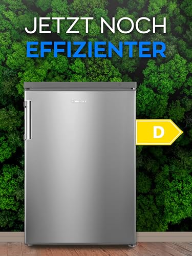 Heinrich´s Gefrierschrank, Mini, Temperatur:-18°C~-38°C, Freezer, 3x Gefrierschublade, Stufenloser Temperaturregler,Airflow, wechselbarer Türanschlag, 85 Liter Nutzinhalt, inox