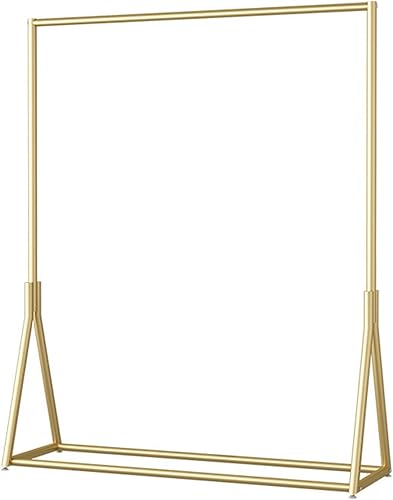 Perchero moderno para ropa, perchero de metal resistente para el hogar o tienda de ropa, gran capacidad, perchero para colgar ropa (tamaño 47.2 x