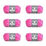 Patons Grace Lotus Yarn - 6 Pack of 1.75oz/50g - Cotton - 3 DK - 136 Yards - Knitting/Crochet