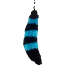 Furry Faux Furs Foxes Tail Keychain Cosplays Toy Bag Hangings Charm Pendant Key Handbag Accessorise Car Ornaments Gifts Cospl