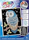 Sequin Art Blue Series Night Owl, Sparkling Arts and Crafts Kit; Creative Crafts for Adults and Kids