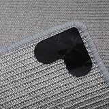 8 Stück Teppich Stopper rutschfest, Teppich Antirutsch, Herz Form Teppichunterlage, Waschbare Wiederverwendbare Anti Curling Pads für Teppiche