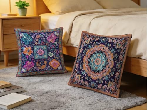 Coussin canape 60x60cm imperméable et déperlant lot de 2 housses - 5
