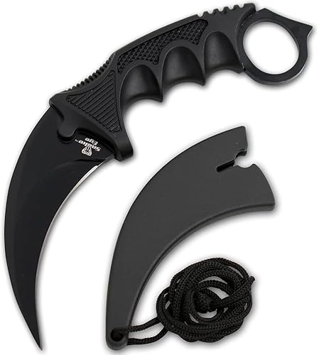 Miniatura 2 de Snake Eye Tactical Juego triple  Karambit  Mini cazador  Cuchillo plegable  Caza al aire libre, camping, pesca, defensa personal (BK-1)