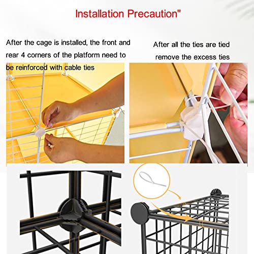 Cages pour animaux de compagnie et grand parc pour chat modulable