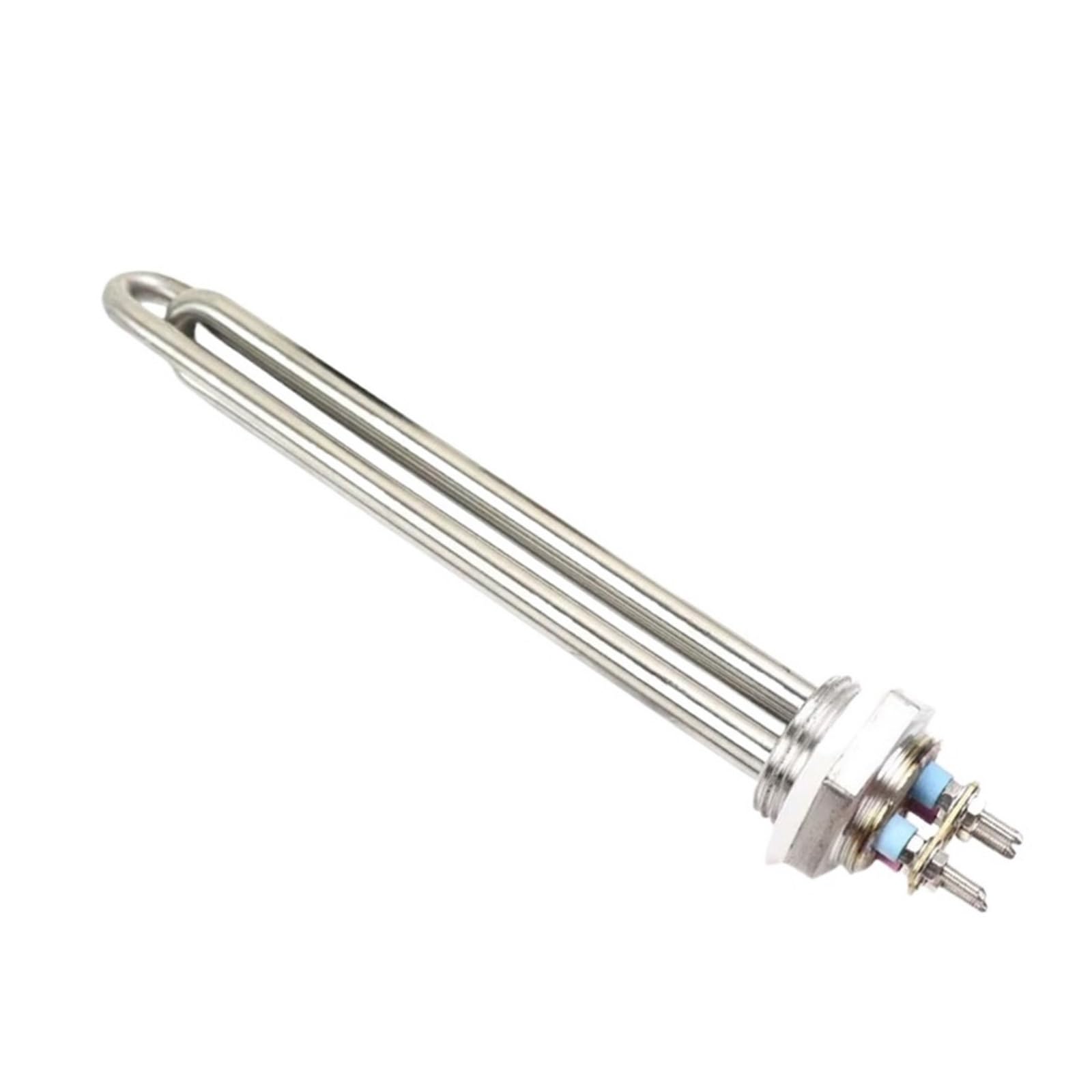 Evpeoetcpc 60V 1000W Bsp Stainless Steel Tubular Heater Immersion, 12/24/36/48/60V Water Heating Element Dn25 Dc Solar Water Heater Element(Heater Only,)