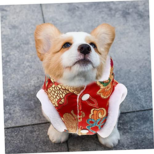Disfraz cálido SUPVOX dragón para perros y gatos miniatura 3