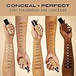 Milani Conceal + Perfect 2-in-1 Foundation + Concealer - Chestnut (1 Fl. Oz.) Cruelty-Free Liquid Foundation - Cover Under-Eye Circles, Blemishes & Skin Discoloration for a Flawless Complexion - Image 5