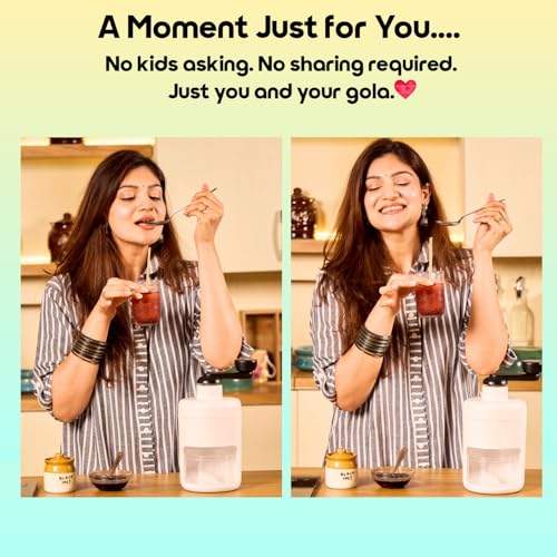 Image of InstaCuppa Manual Ice Shaver | Skip Street Vendors, Make Hygienic Gola & Slush at Home | Fluffy Shaved Ice in Seconds | Kid-Safe & Family-Friendly | No Electricity | Includes Ice Mold Cup