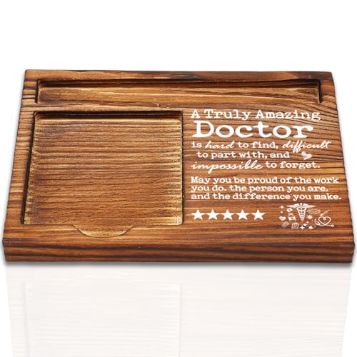 Doctor Appreciation Gifts for Women Men, Going Away Gift Retirement Gift for Doctor, A Truly Amazing Doctor, Self-Stick Note Pad Holders-DW19