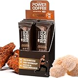 Original Power Coffee - Ketogenic Coffee for Pre-Workout or Every Day Focus - MCT Oil - Clean Caffeine with Lionsmane & Chaga Mushrooms - 14 Sachets