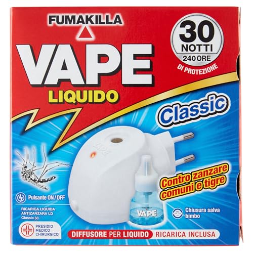 Vape Diffusore Liquido Antizanzare + Ricarica Liquida...